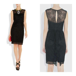 Milly‎ Ruffled-back lace dres